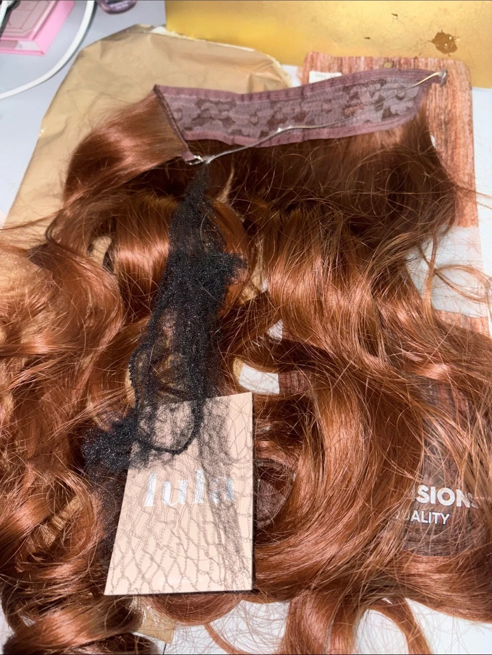 Lula Wavy Curls Clip-In Hair Extensions - Rich Chestnut Brown